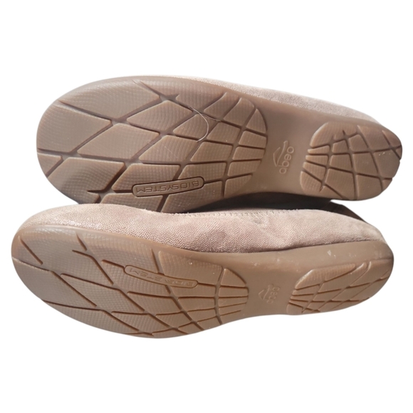 Abeo Tia ATO System Metallic Leather Elegant Tan Ballet Flats Size 6N - Picture 4 of 9